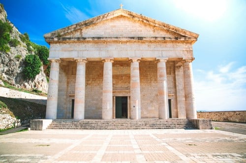 Triangular Column Ancient Corfu Holidays Guide | eurochange